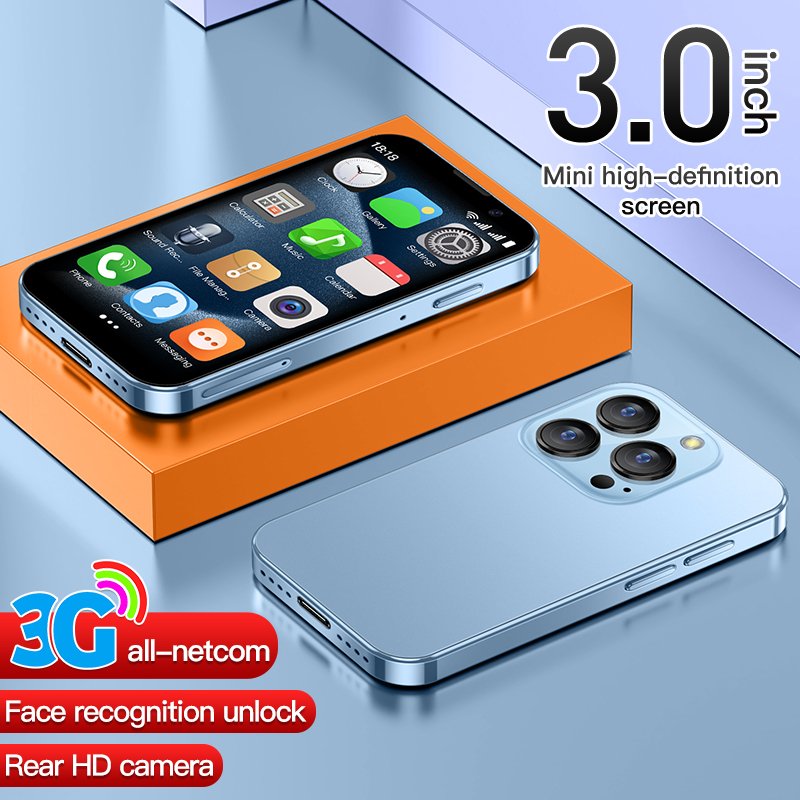Mini 3G Smartphone Big Battery Cheap Smart Phone SOYES XS18Pro 3" Touch Screen Small Mobile Phone